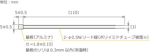600℃対応マイクロセラミック形狀図